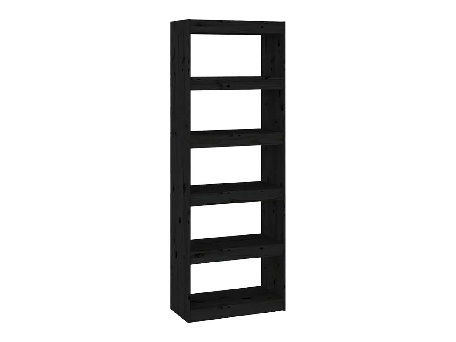 Sale Estante/divisória 60x30x167,5 cm madeira pinho maciça PT467322 Preto