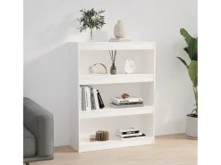 Sale Estante/divisória 80x30x103,5 cm madeira de pinho maciça PT557420 Branco