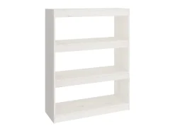 Sale Estante/divisória 80x30x103,5 cm madeira de pinho maciça PT557420 Branco