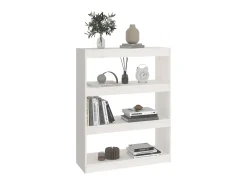 Sale Estante/divisória 80x30x103,5 cm madeira de pinho maciça PT557420 Branco