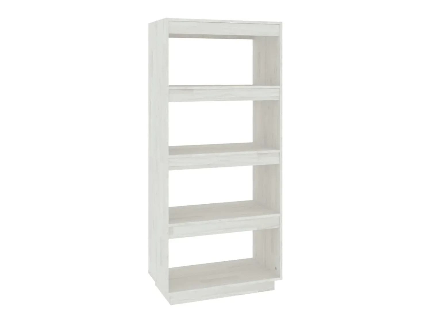 Prateleira*vidaxl Estante/divisória 60x35x135 cm madeira de pinho maciça Branco