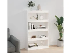 Hot Estante/divisória 80x30x135,5 cm madeira de pinho maciça PT168559 Branco