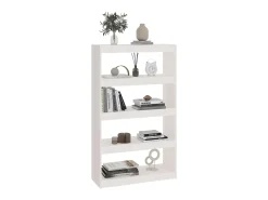 Hot Estante/divisória 80x30x135,5 cm madeira de pinho maciça PT168559 Branco
