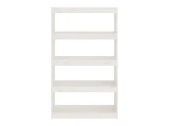 Hot Estante/divisória 80x30x135,5 cm madeira de pinho maciça PT168559 Branco