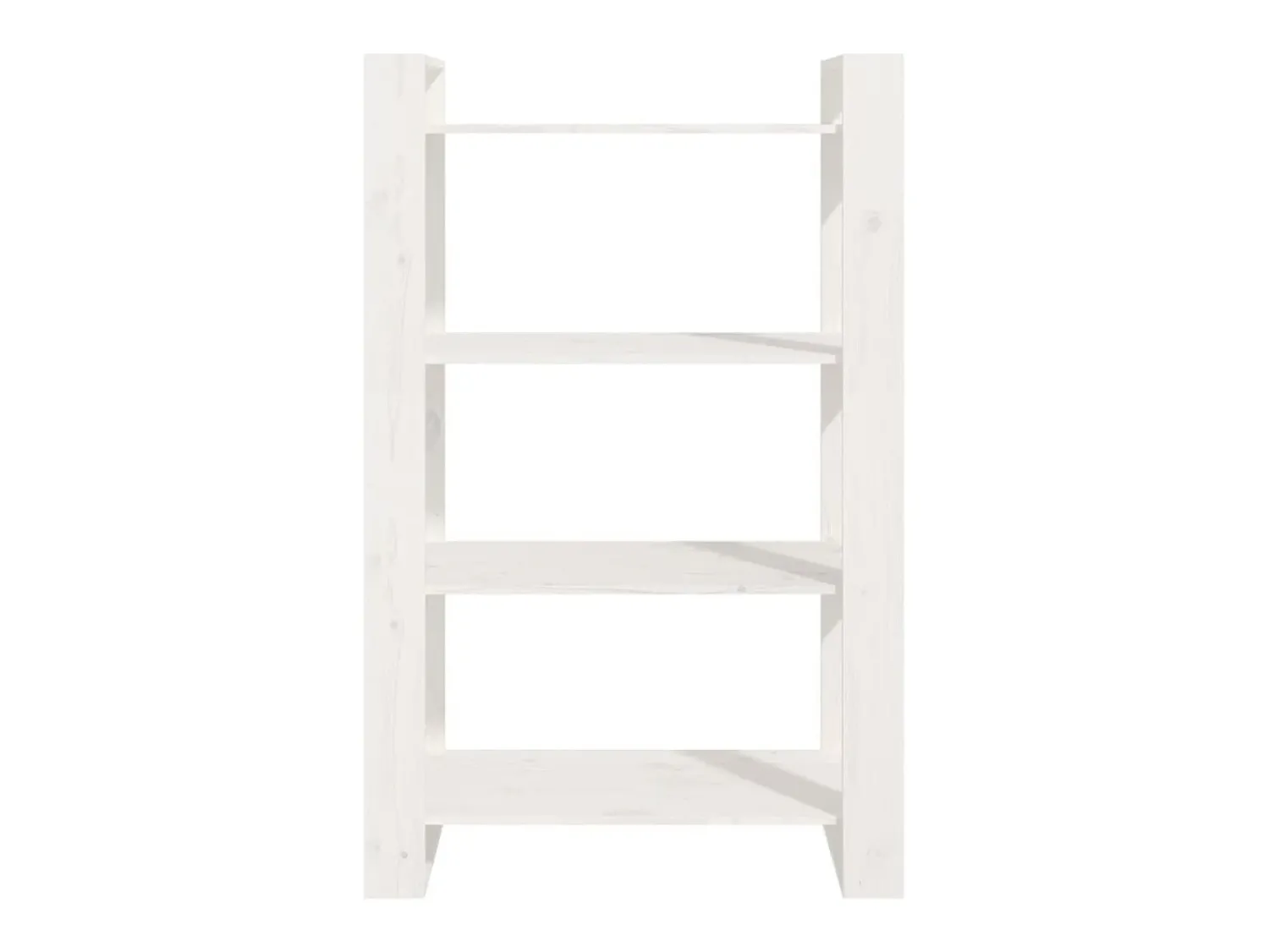 Outlet Estante/divisória 80x35x125 cm madeira de pinho maciça PT509354 Branco
