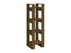 Discount Estante/divisória 41x35x125 cm madeira maciça mel PT594203 Castanho