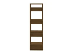Discount Estante/divisória 41x35x125 cm madeira maciça mel PT594203 Castanho