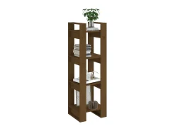 Discount Estante/divisória 41x35x125 cm madeira maciça mel PT594203 Castanho