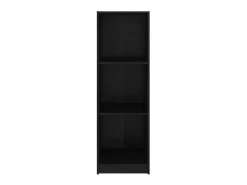 Biblioteca| Estante/divisória 36x33x110 cm madeira de pinho maciça PT711473 Preto