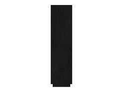 Prateleira|vidaxl Estante/divisória 60x35x135 cm madeira de pinho maciça Preto