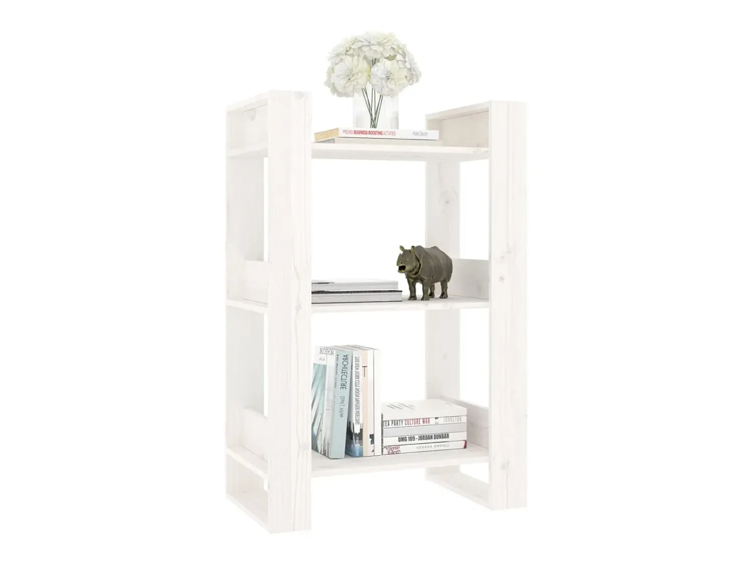 Hot Estante/divisória 60x35x91 cm madeira de pinho maciça PT118321 Branco