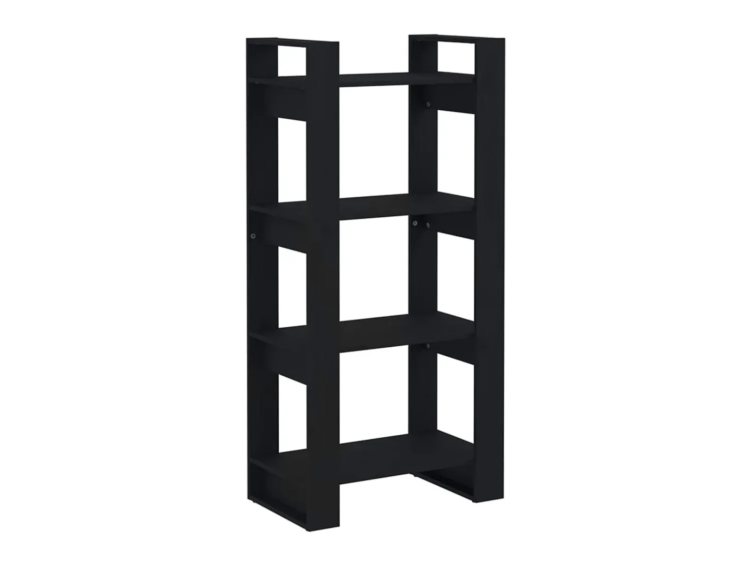 Biblioteca* Estante/divisória 60x35x125 cm madeira maciça PT620613 Preto