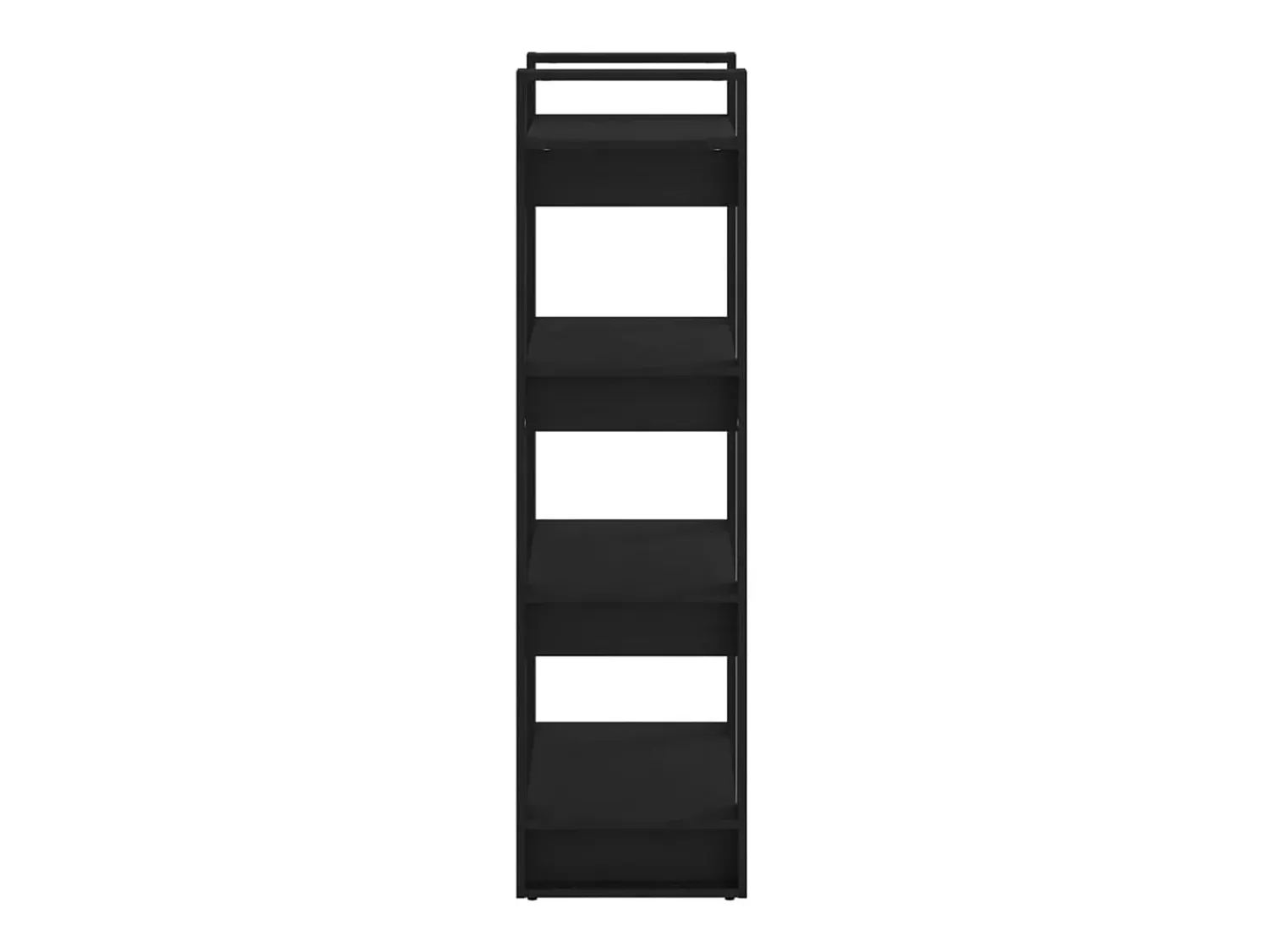 Biblioteca* Estante/divisória 60x35x125 cm madeira maciça PT620613 Preto