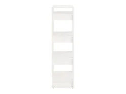Biblioteca* Estante/divisória 60x35x125 cm madeira maciça PT708332 Branco