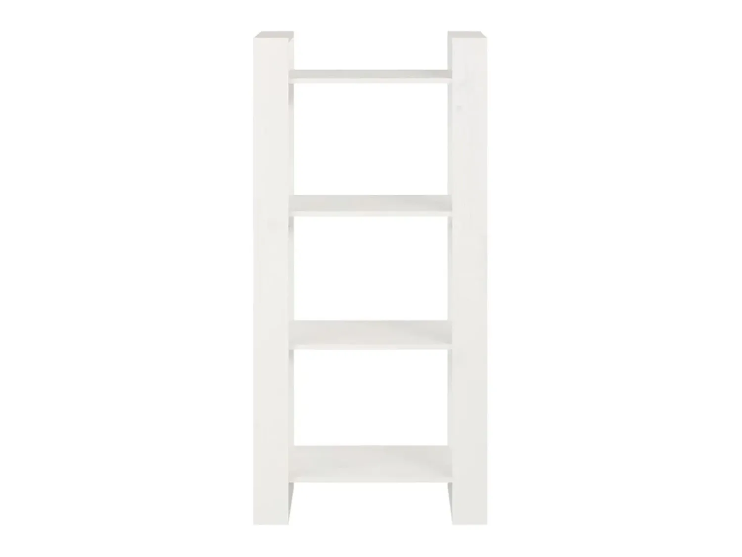 Biblioteca* Estante/divisória 60x35x125 cm madeira maciça PT708332 Branco