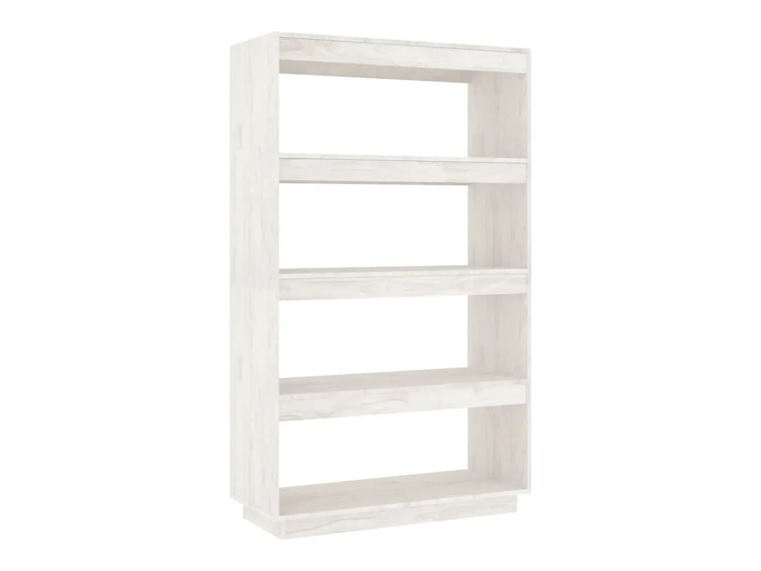 Prateleira|vidaxl Estante/divisória 80x35x135 cm madeira de pinho maciça Branco