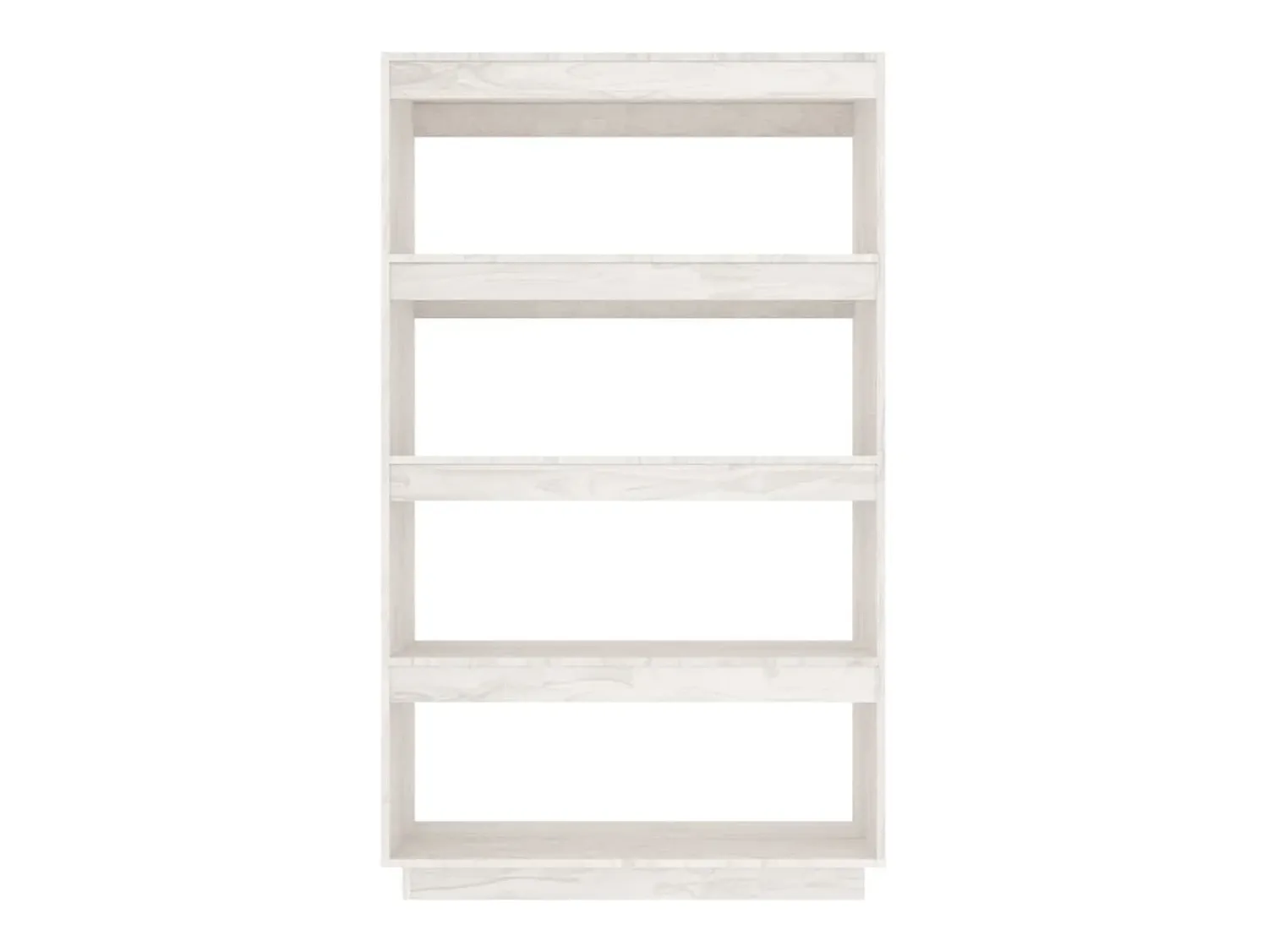 Prateleira|vidaxl Estante/divisória 80x35x135 cm madeira de pinho maciça Branco