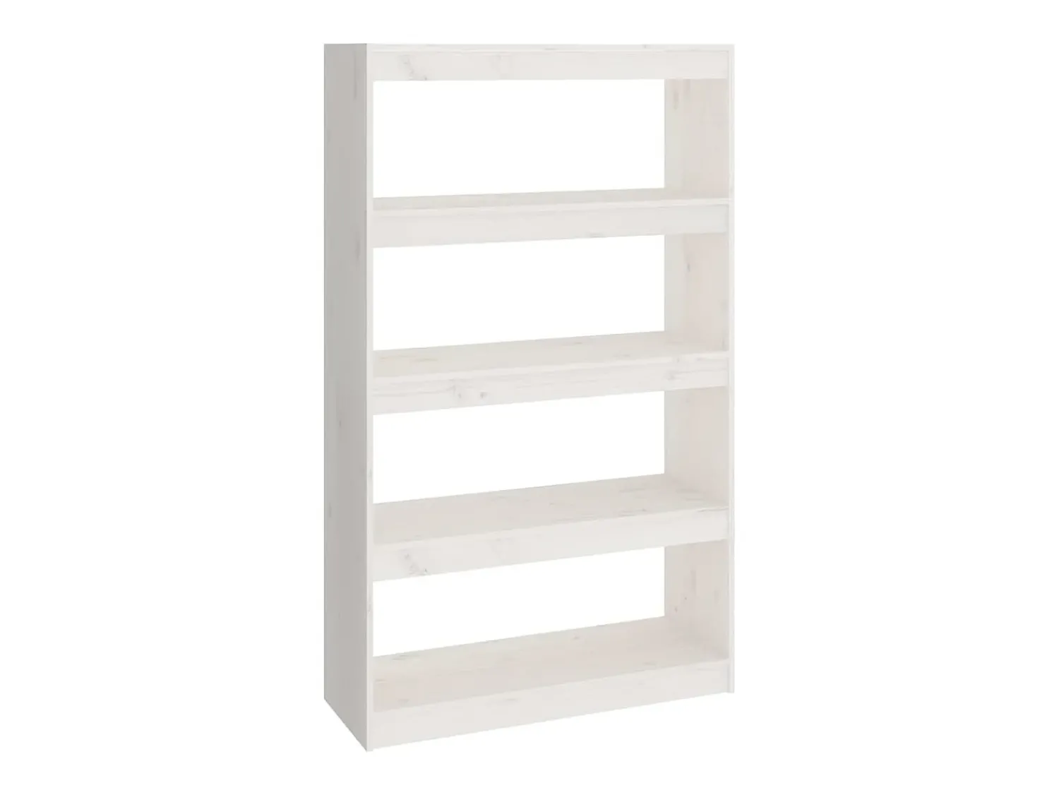 Prateleira|vidaxl Estante/divisória 80x30x135,5 cm madeira de pinho maciça Branco