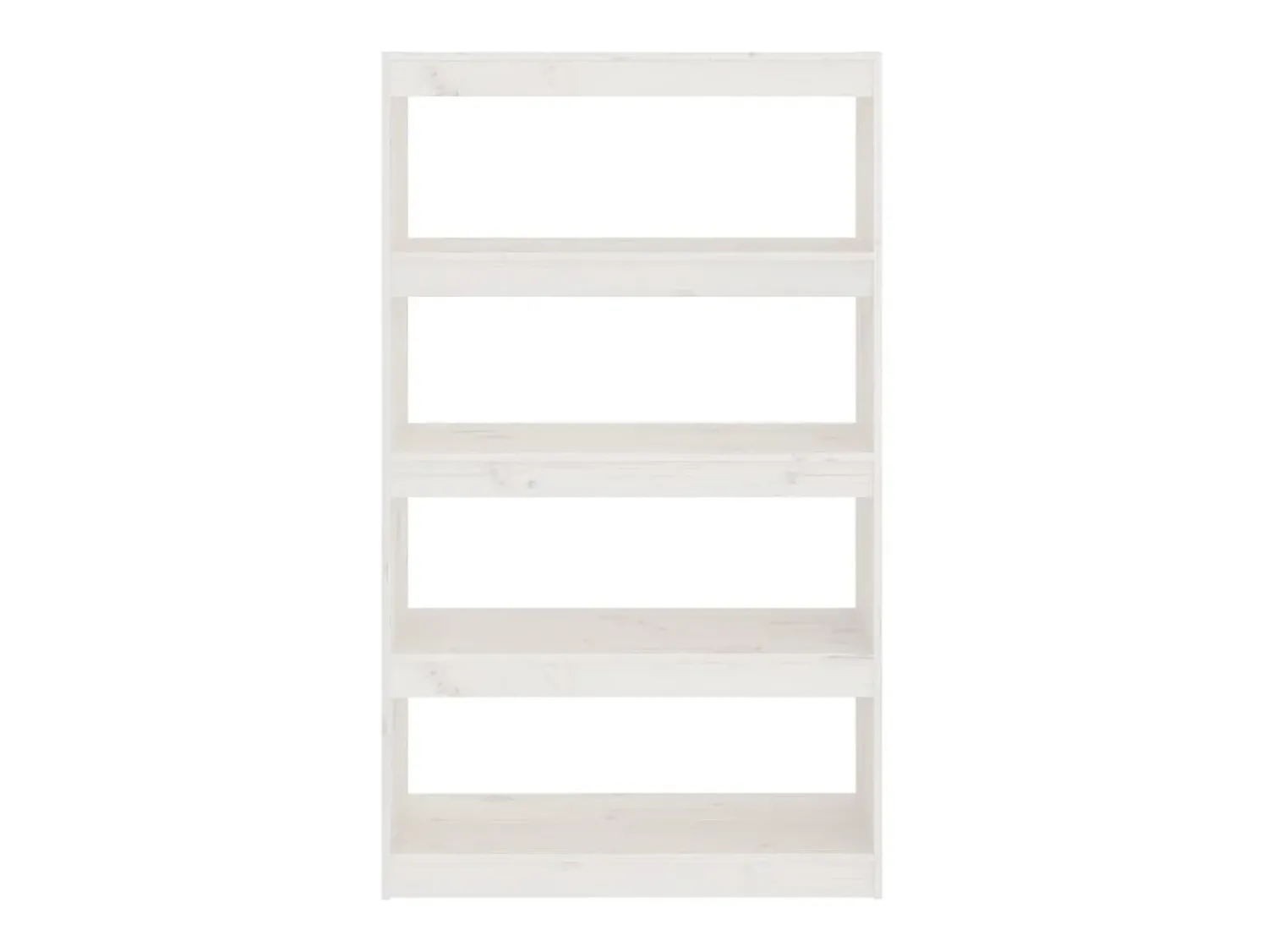 Prateleira|vidaxl Estante/divisória 80x30x135,5 cm madeira de pinho maciça Branco