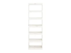 Biblioteca* Estante/divisória 60x30x199,5 cm madeira de pinho maciça PT410040 Branco