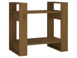 Clearance Estante/divisória 60x35x57 cm madeira maciça mel PT561502 Castanho