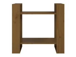 Clearance Estante/divisória 60x35x57 cm madeira maciça mel PT561502 Castanho