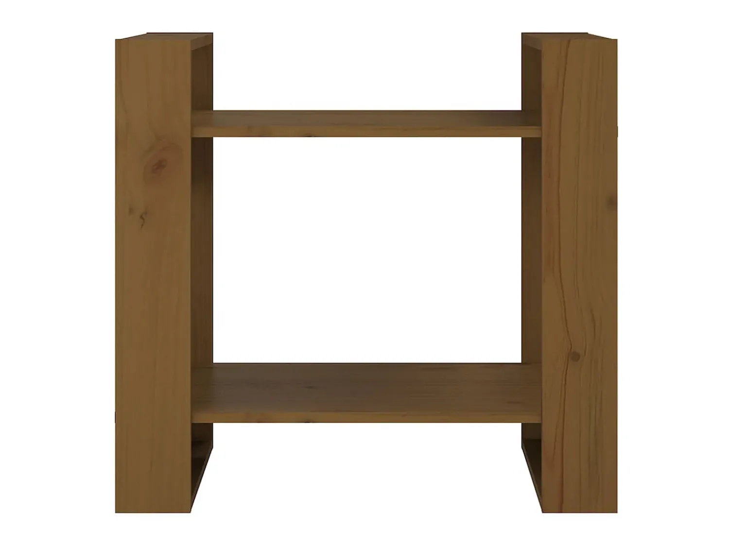 Clearance Estante/divisória 60x35x57 cm madeira maciça mel PT561502 Castanho