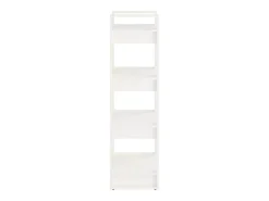 Discount vidaxl Estante/divisória 60x35x125 cm madeira maciça Branco