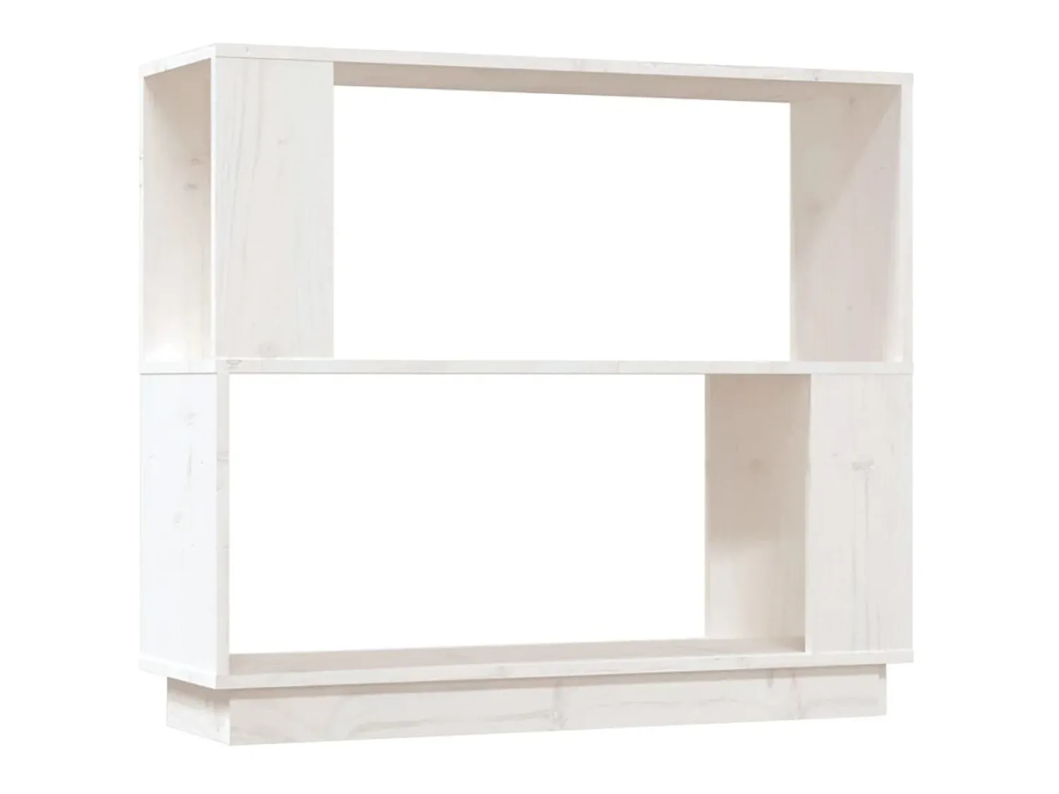 Biblioteca* Estante/divisória 80x25x70 cm pinho maciço PT745536 Branco