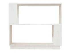 Biblioteca* Estante/divisória 80x25x70 cm pinho maciço PT745536 Branco