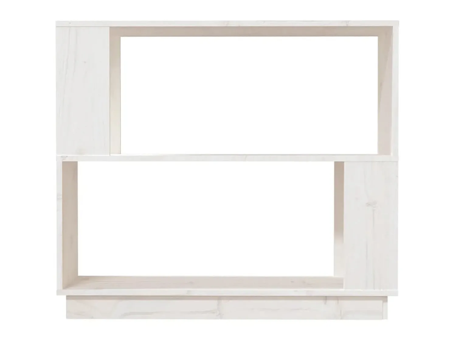 Biblioteca* Estante/divisória 80x25x70 cm pinho maciço PT745536 Branco