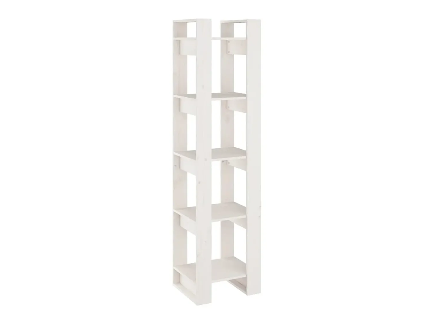 Biblioteca* Estante/divisória 41x35x160 cm pinho maciço PT274210 Branco