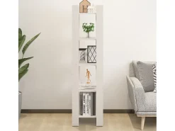 Biblioteca* Estante/divisória 41x35x160 cm pinho maciço PT274210 Branco