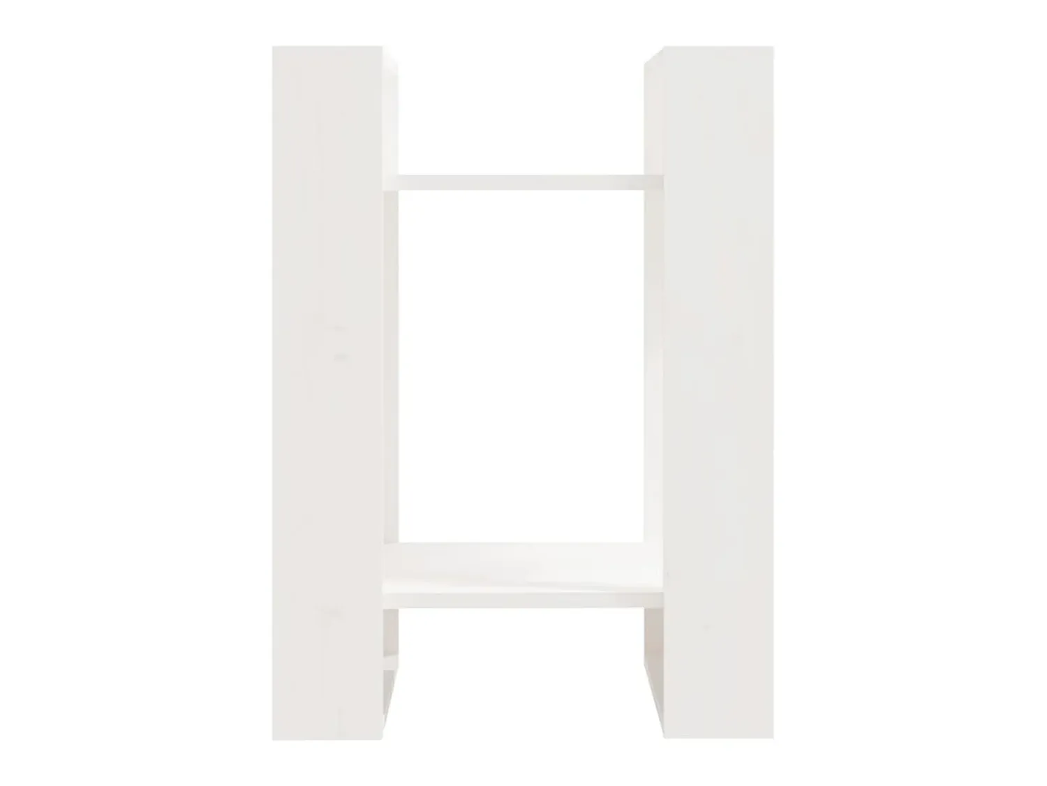 Biblioteca| Estante/divisória 41x35x57 cm pinho maciço PT145440 Branco