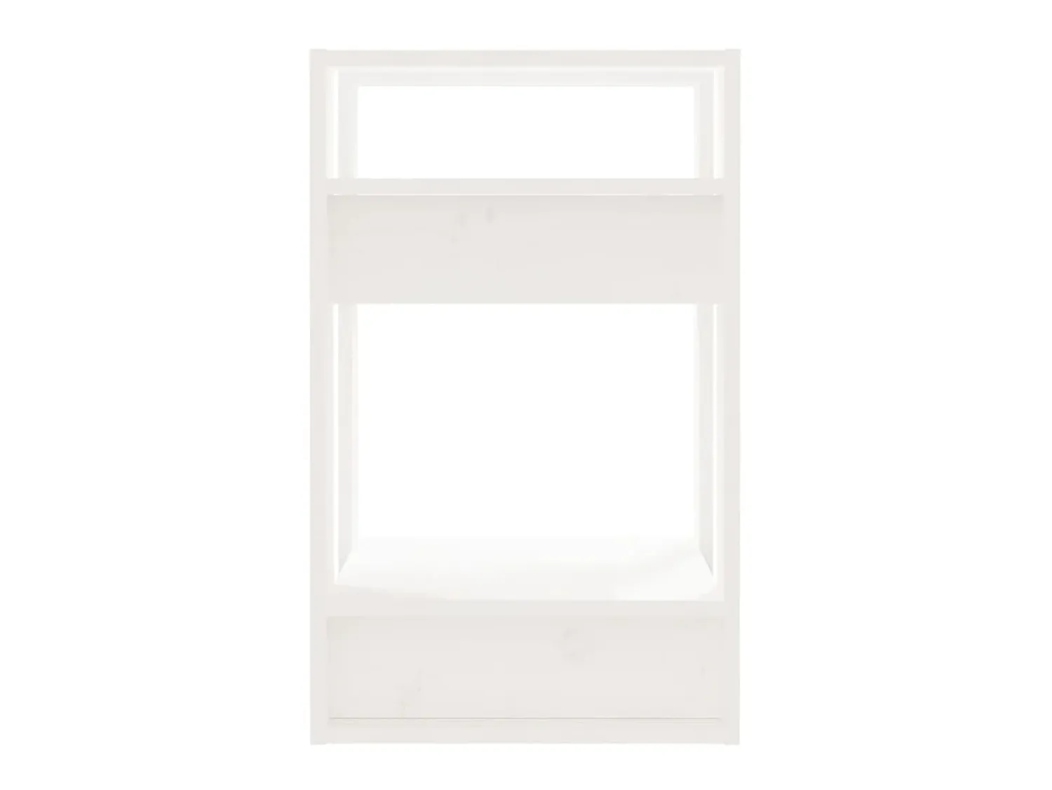 Biblioteca| Estante/divisória 41x35x57 cm pinho maciço PT145440 Branco