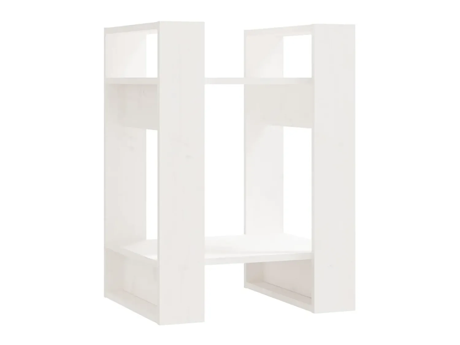 Biblioteca| Estante/divisória 41x35x57 cm pinho maciço PT145440 Branco