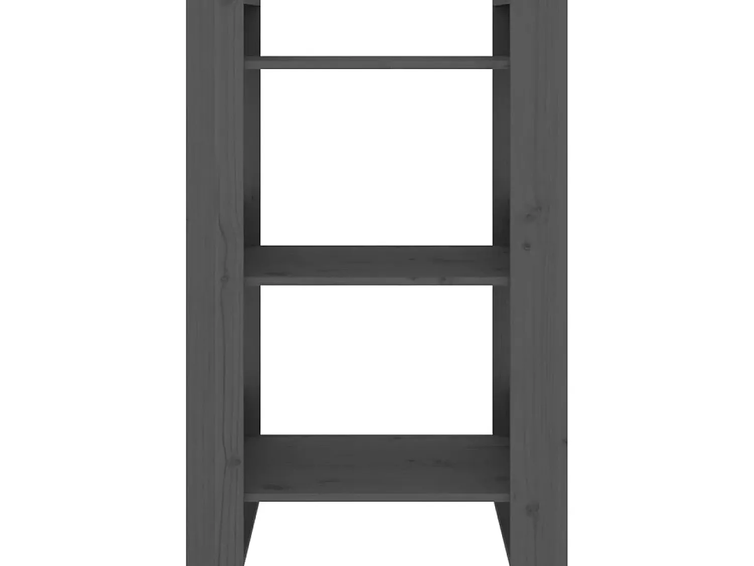 Biblioteca* Estante/divisória 60x35x91 cm pinho maciço PT617061 Cinzento