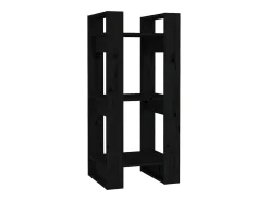 Biblioteca| Estante/divisória 41x35x91 cm pinho maciço PT805625 Preto