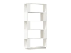 Biblioteca* Estante/divisória 80x25x163,5 cm pinho maciço PT402767 Branco