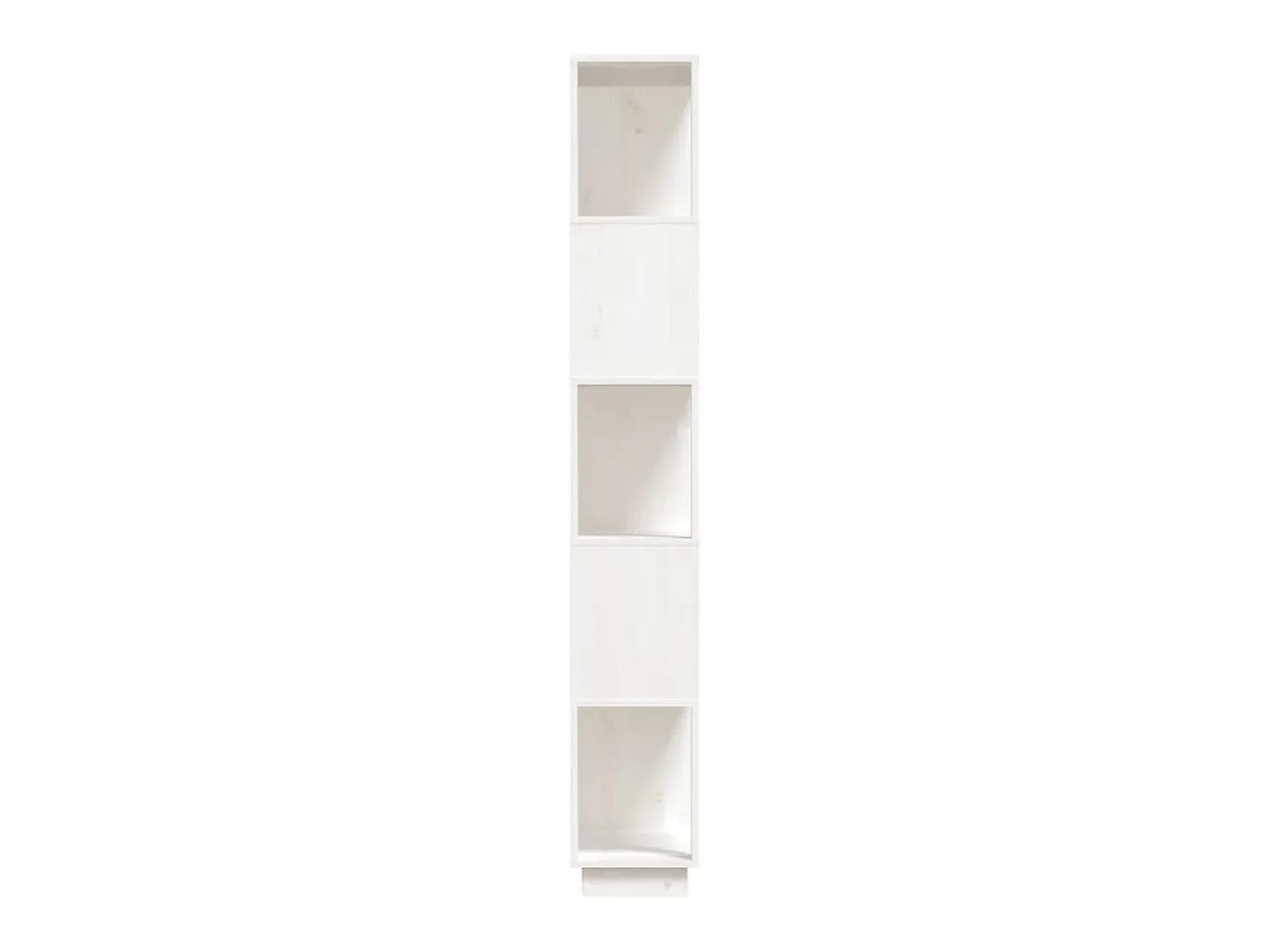 Biblioteca* Estante/divisória 80x25x163,5 cm pinho maciço PT402767 Branco