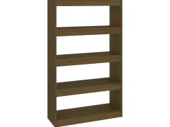 Estante/divisória 80x30x135,5 cm pinho maciço mel PT964605 Castanho