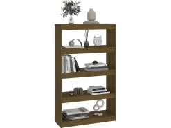 Estante/divisória 80x30x135,5 cm pinho maciço mel PT964605 Castanho