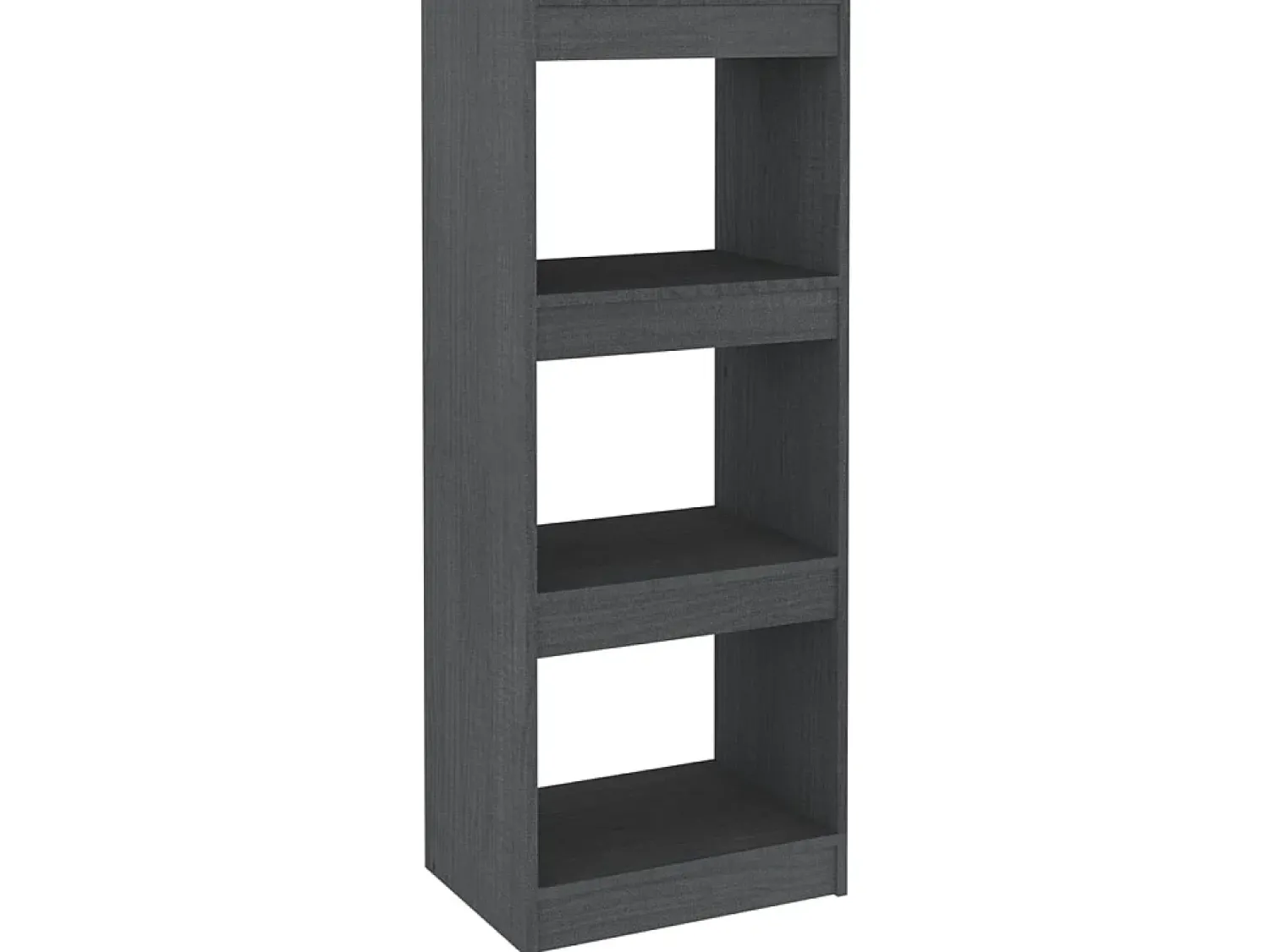Biblioteca| Estante/divisória 40x30x103,5 cm pinho maciço PT393756 Cinzento