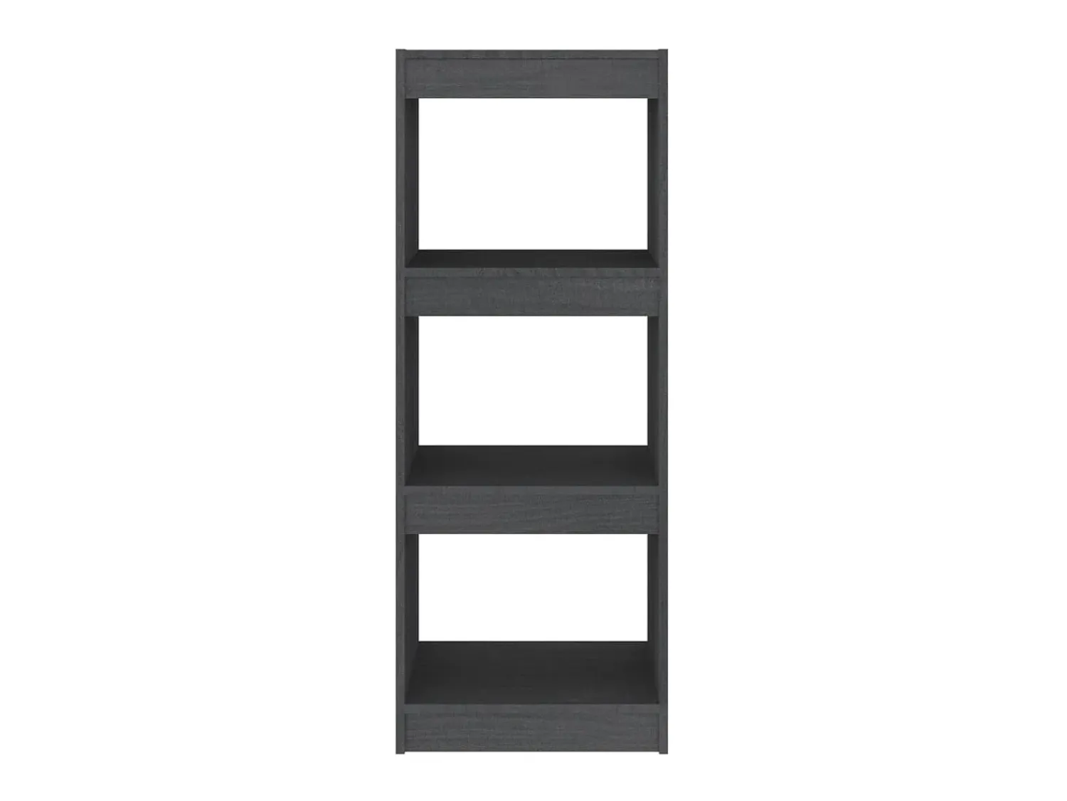 Biblioteca| Estante/divisória 40x30x103,5 cm pinho maciço PT393756 Cinzento