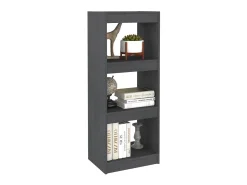 Biblioteca| Estante/divisória 40x30x103,5 cm pinho maciço PT393756 Cinzento