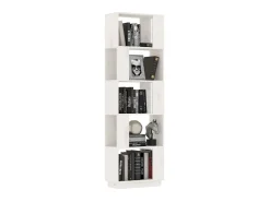Biblioteca* Estante/divisória 51x25x163,5 cm pinho maciço PT810119 Branco