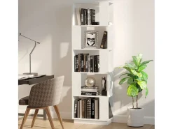 Biblioteca* Estante/divisória 51x25x163,5 cm pinho maciço PT810119 Branco