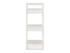 Prateleira*vidaxl Estante/divisória 41x35x91 cm pinho maciço Branco