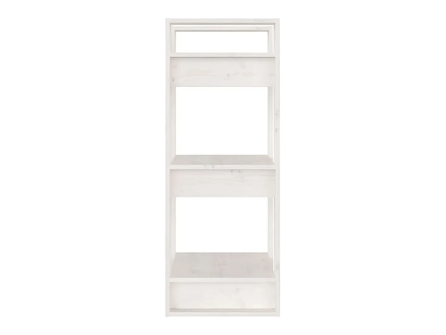 Prateleira*vidaxl Estante/divisória 41x35x91 cm pinho maciço Branco
