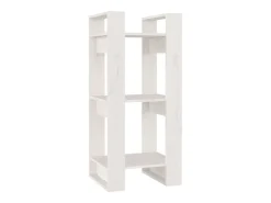 Prateleira*vidaxl Estante/divisória 41x35x91 cm pinho maciço Branco